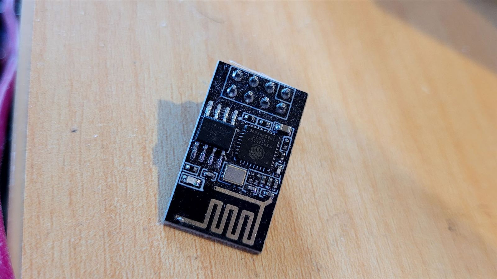 ESP-01 WiFi microcontroller board